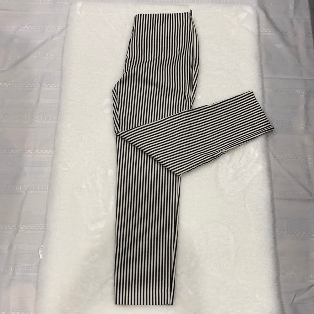 a new day Black and White Striped Skinny Pants